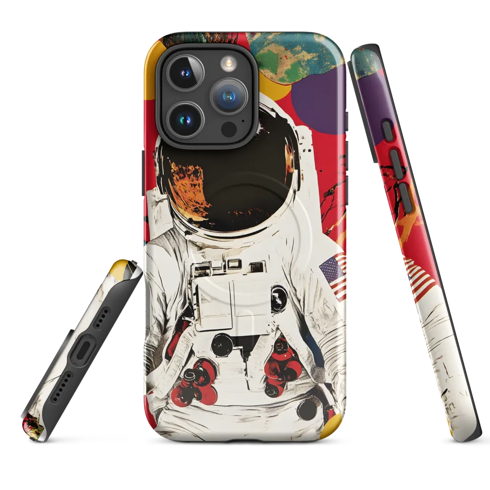 Cosmic Exploration: The Astronaut's Journey | Phone Case |  16 Pro Max | MagSafe® Tough Case | Glossy
