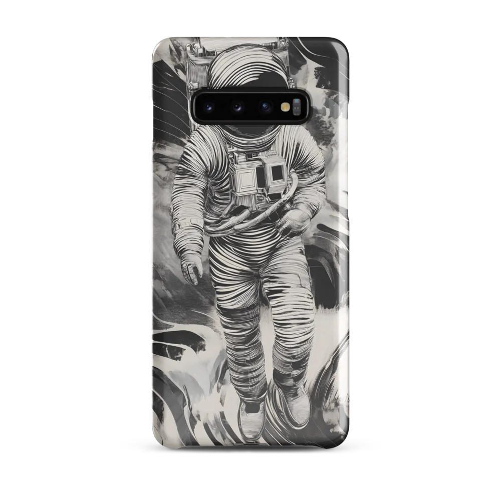 Ethereal Journey of the Astronaut | Phone Case |  S10 Plus | Snap Case | Glossy