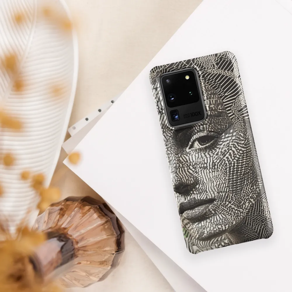 Intricate Patterns of the Human Face | Phone Case |  S20 Ultra | Snap Case | Matte