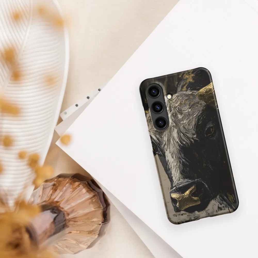 Majestic Bull: The Power in Black and Gold