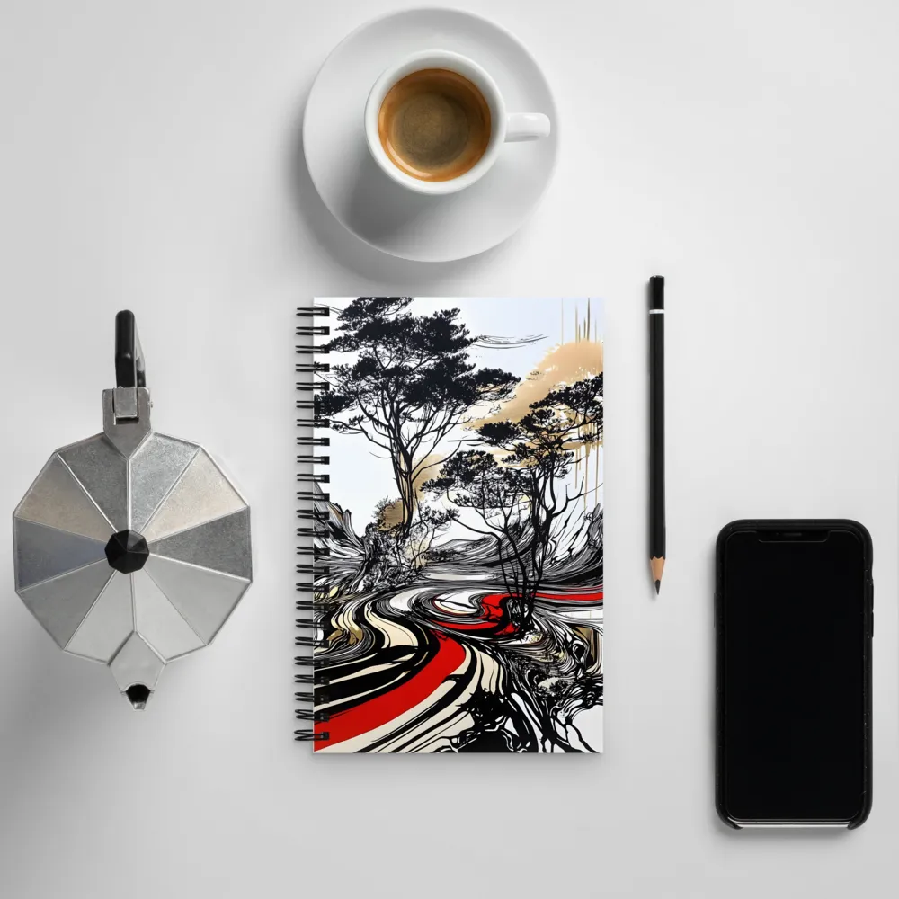 Serenity in Motion | Spiral Notebook