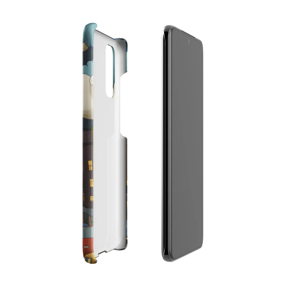 Urban Symphony: A City Awakens at Dusk | Phone Case |  S20 | Snap Case | Matte