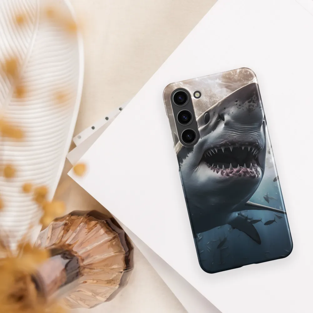 The Apex Predator: An Underwater Encounter | Phone Case |  S23 Plus | Snap Case | Matte