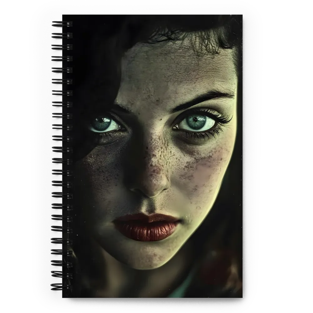 Eyes of Enigma | Spiral Notebook