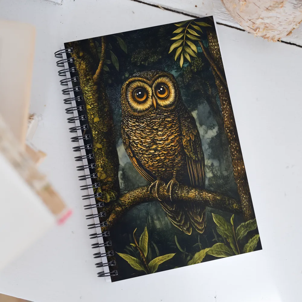 Guardian of the Night | Spiral Notebook