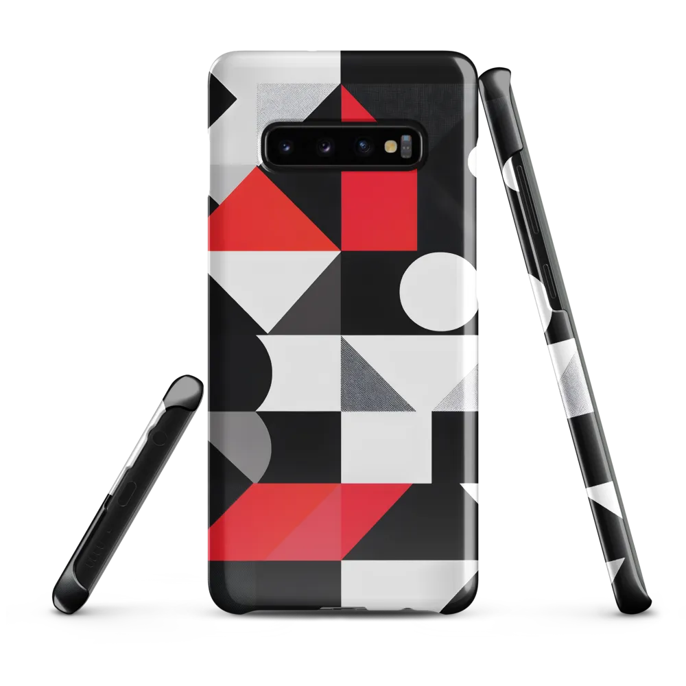 Dynamic Geometric Composition | Phone Case |  S10 Plus | Snap Case | Glossy