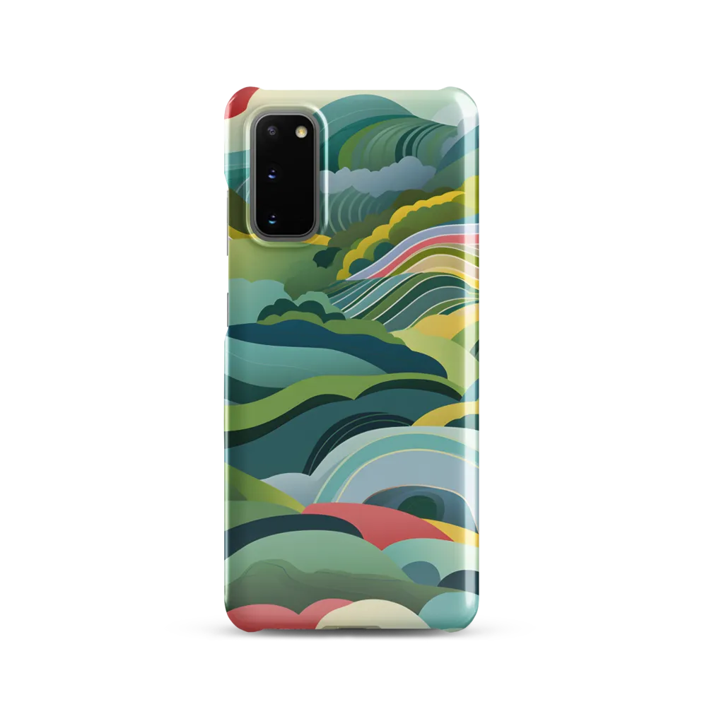 Waves of Serenity | Phone Case |  S20 | Snap Case | Glossy