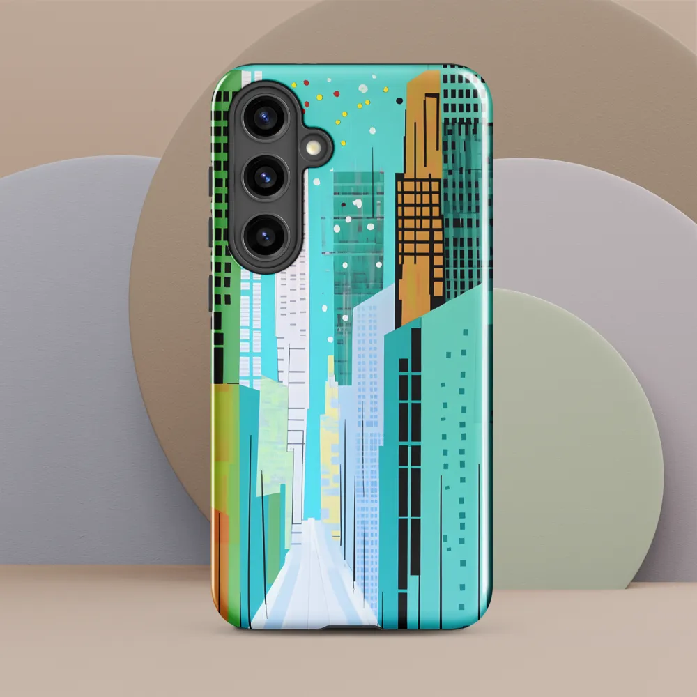 Urban Symphony in Turquoise