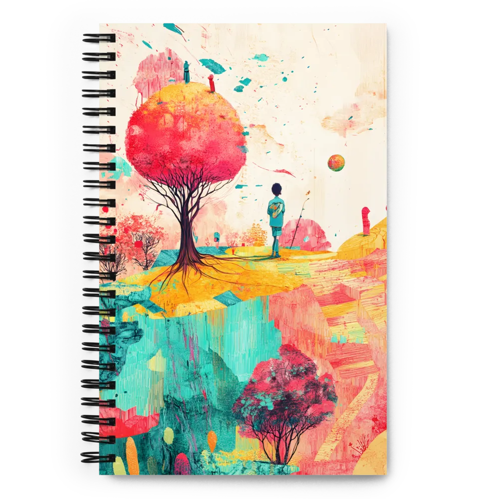 Whispers of a Surreal Landscape | Spiral Notebook