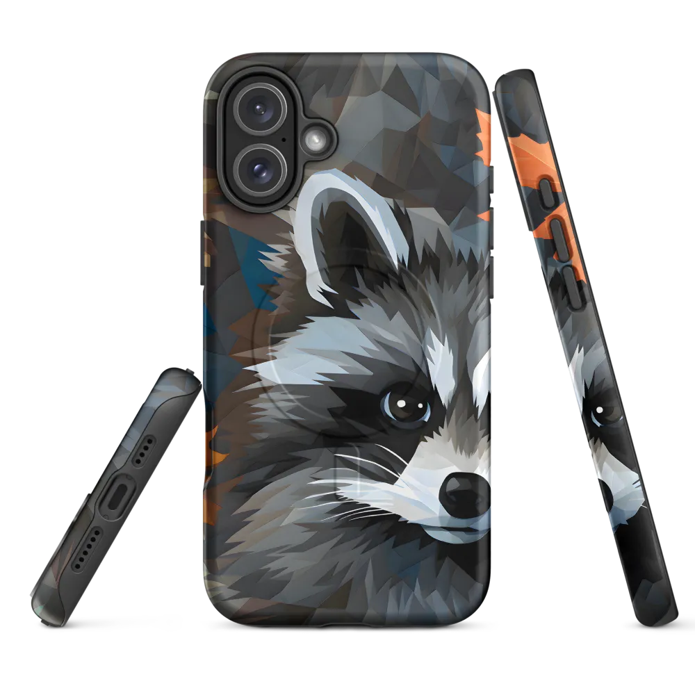 Whispers of Autumn: The Raccoon's Gaze
