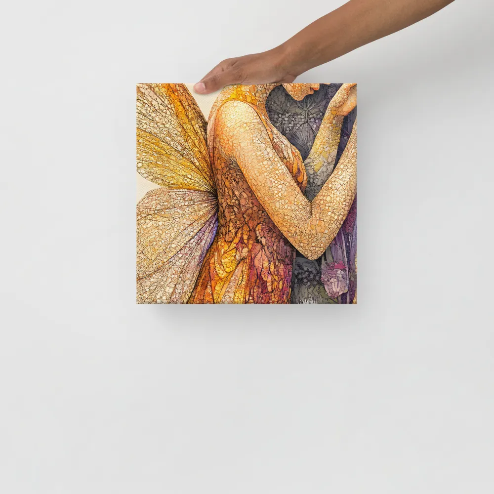 Whispers of the Frosted Meadow | Canvas | 12″×12″