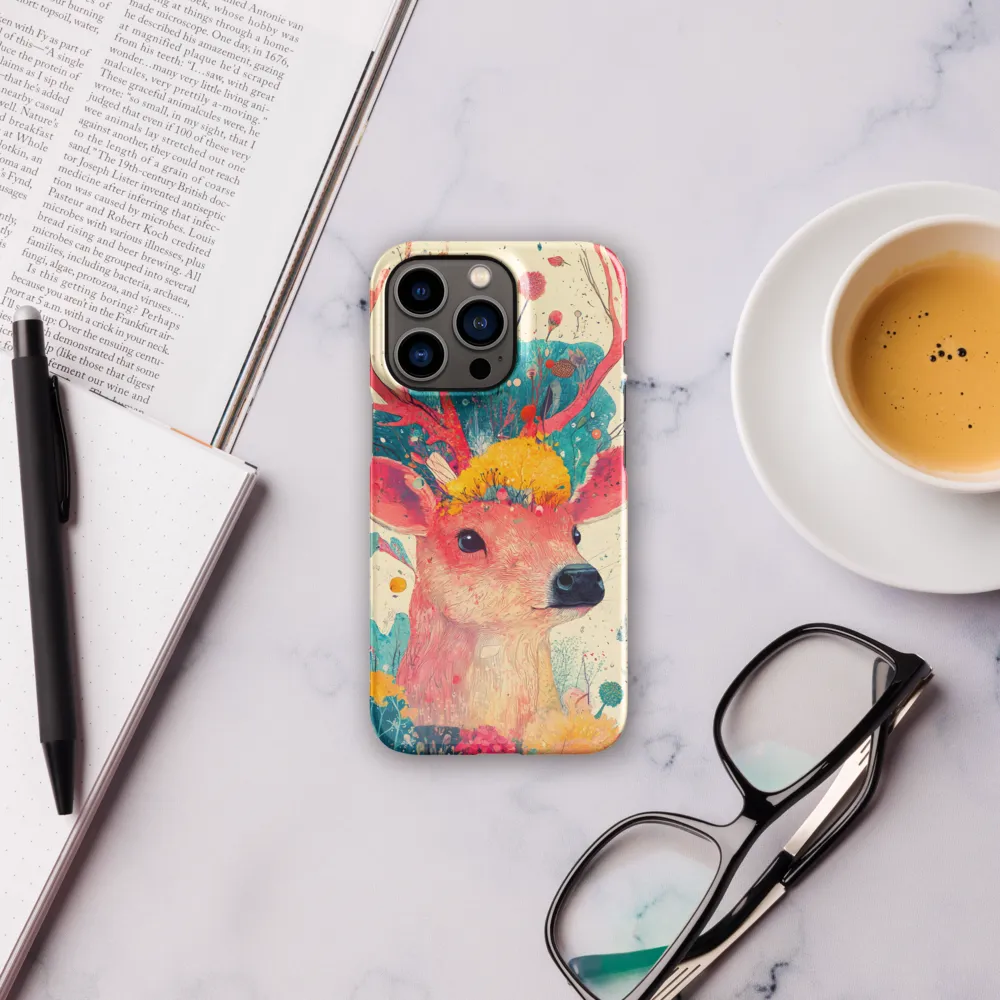 Whimsical Harmony: A Deer in Bloom