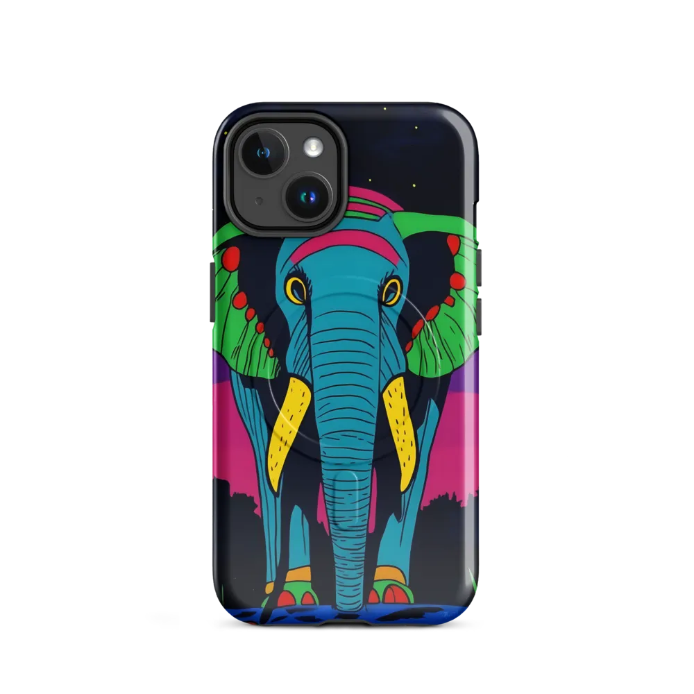 Whimsical Majesty: The Vibrant Elephant