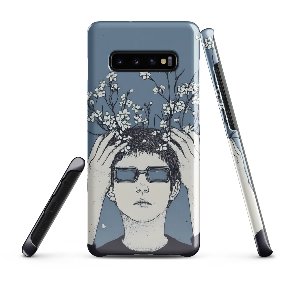 Blossoms of Contemplation | Phone Case |  S10 Plus | Snap Case | Glossy