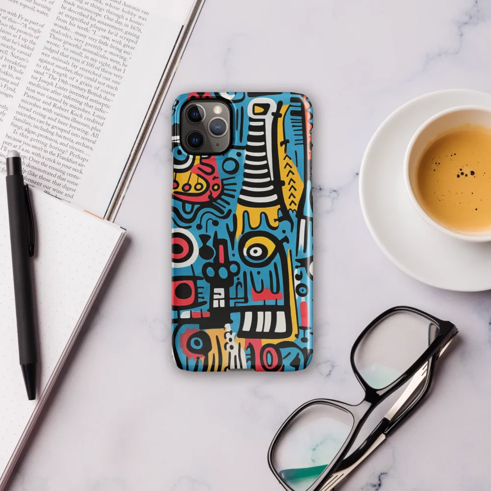 Intricate Playfulness in Geometric Abstract | Phone Case |  11 Pro Max | Snap Case | Glossy