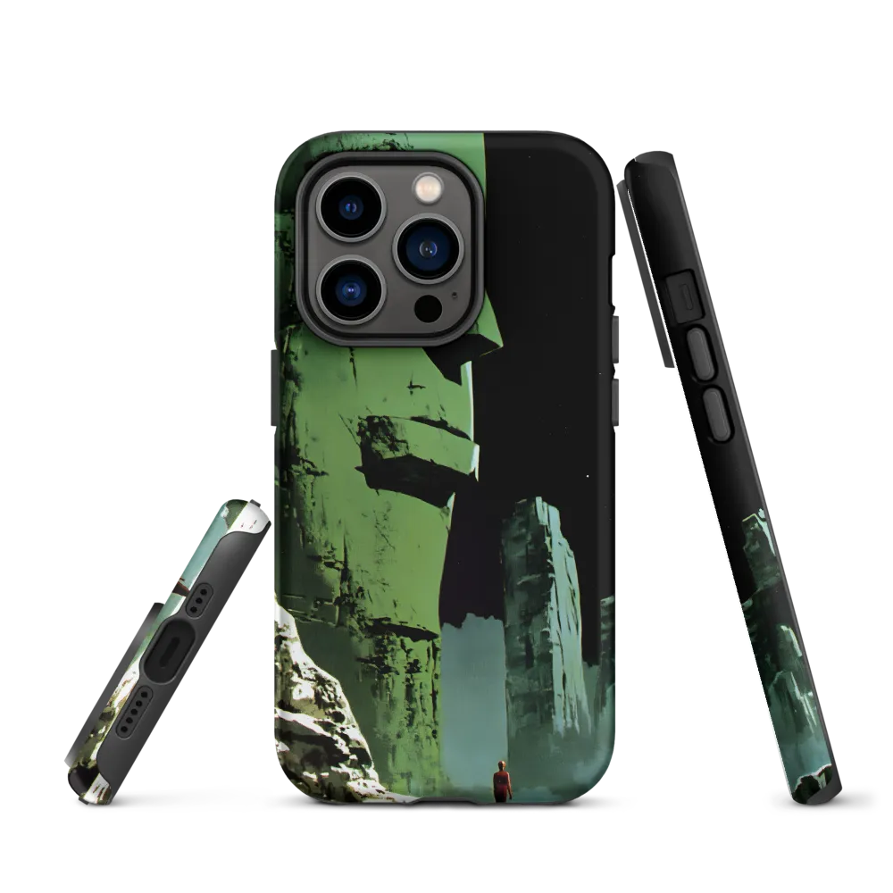 Green Colossus and the Lone Traveler