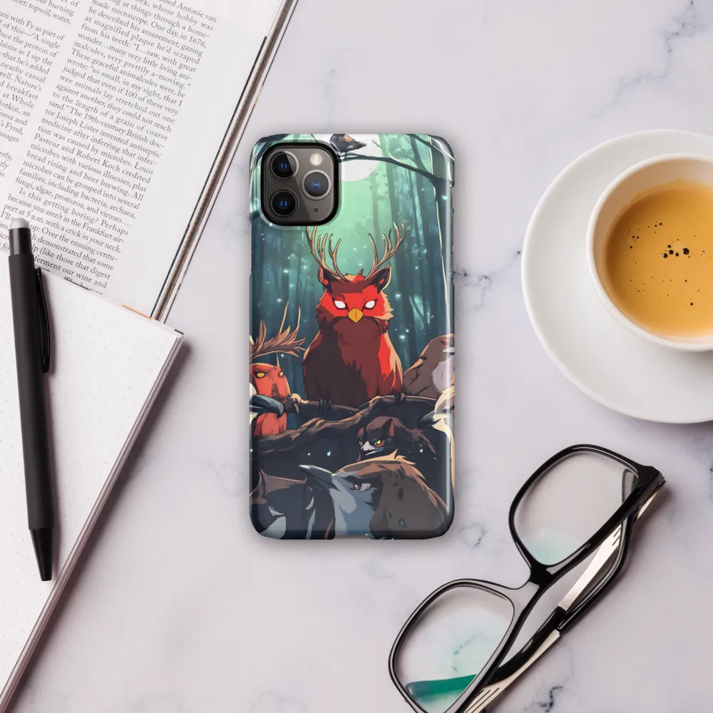 Gathering in the Moonlit Forest | Phone Case |  11 Pro Max | Snap Case | Glossy