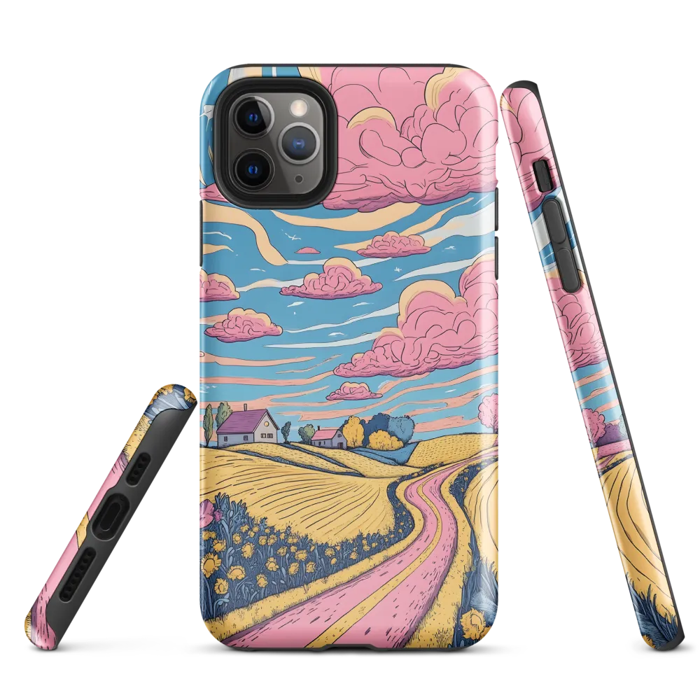 Idyllic Countryside Journey | Phone Case |  11 Pro Max | Tough Case | Glossy