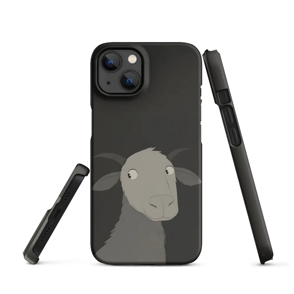 Whimsical Goat in Darkness