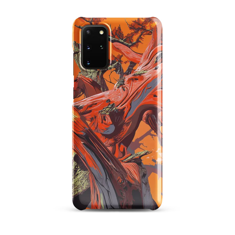 Life in Motion: An Abstract Tree | Phone Case |  S20 Plus | Snap Case | Glossy