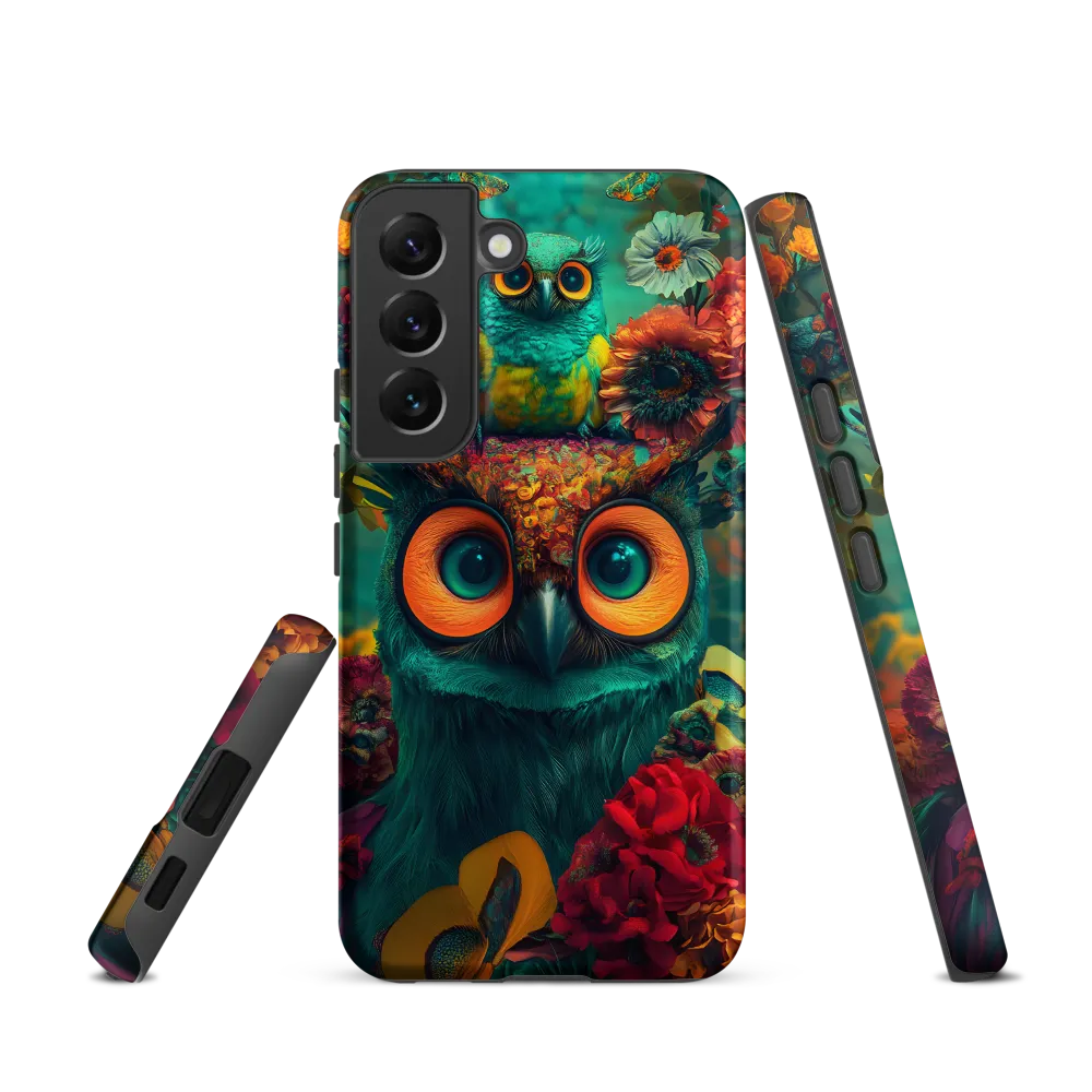 Majestic Harmony: The Floral Owl