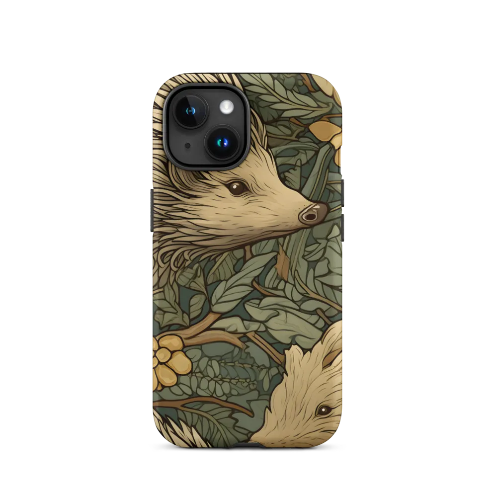 Whimsical Hedgehog Garden | Phone Case |  15 | Tough Case | Matte