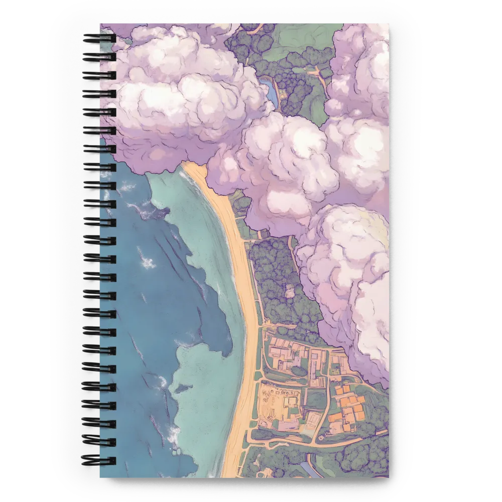 Serenity Over the Coast | Spiral Notebook