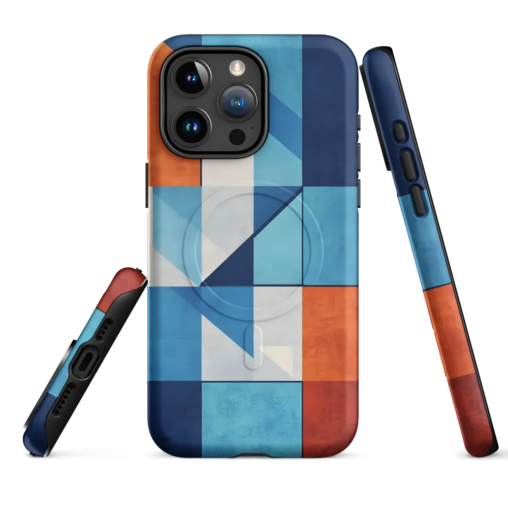 Geometric Harmony in Color | Phone Case |  15 Pro Max | MagSafe® Tough Case | Matte
