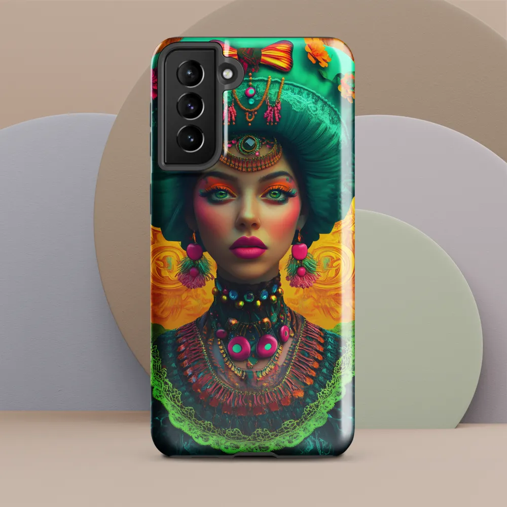 Feminine Elegance in Surreal Splendor