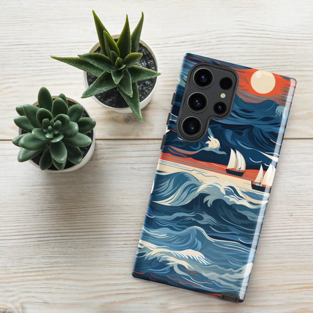 Ocean Whispers: A Voyage at Dusk