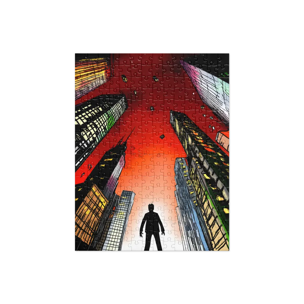 Urban Skyward: A Journey into Wonder | Jigsaw Puzzle | 252 pieces