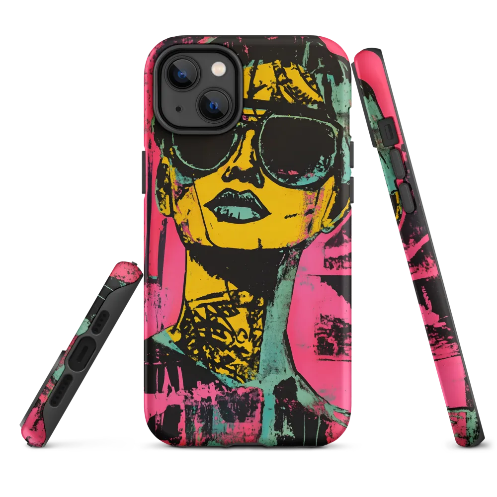 Confident Portrait in Neon Colors