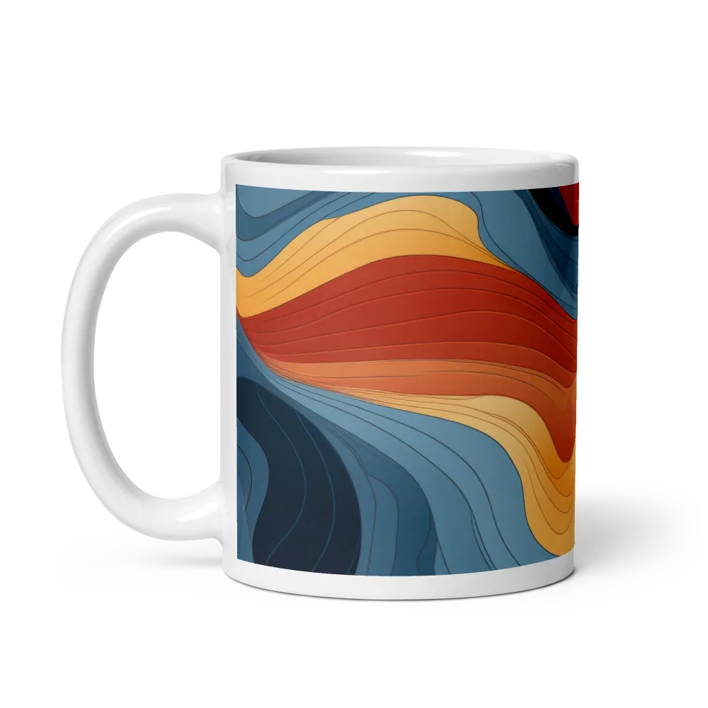 Fluid Harmony | Mug with White inside | 11 oz