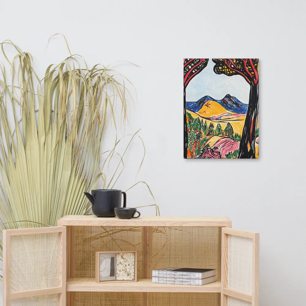 Vibrant Nature's Embrace | Canvas | 18″×24″