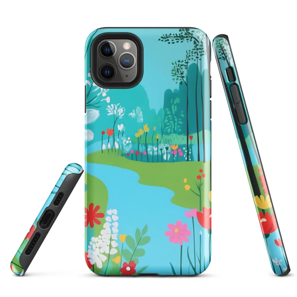 Whispers of Spring: A Colorful Retreat | Phone Case |  11 Pro Max | Tough Case | Glossy