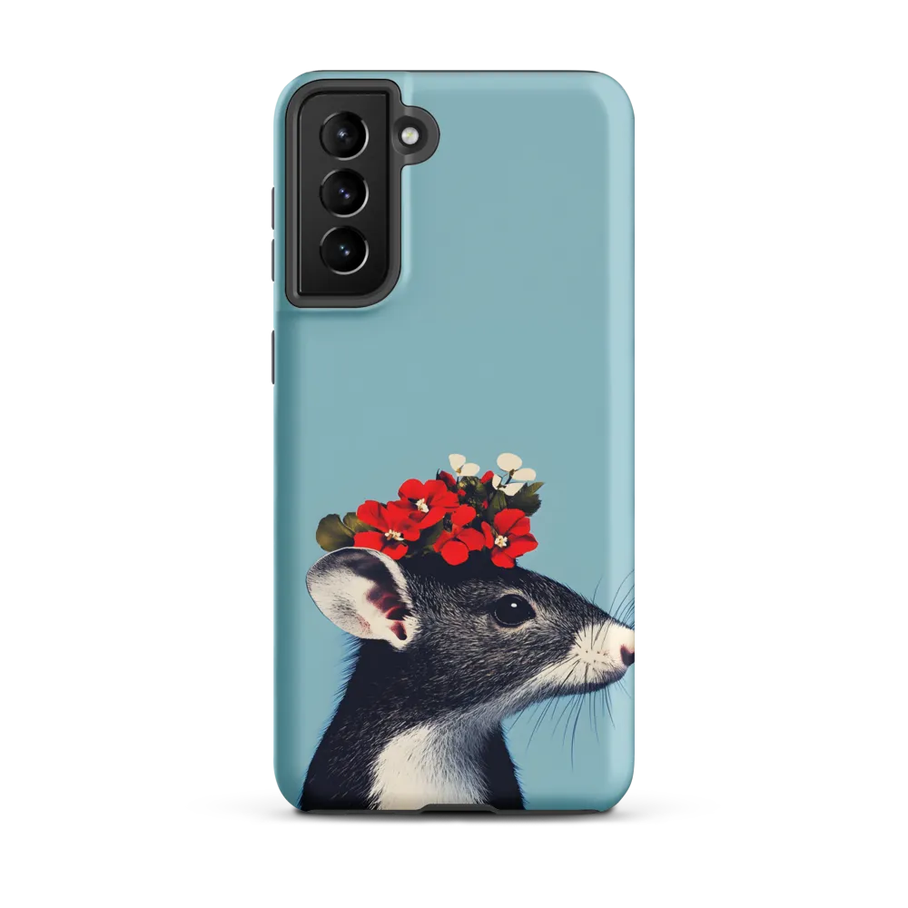 Whimsical Flora: A Mouse's Floral Crown