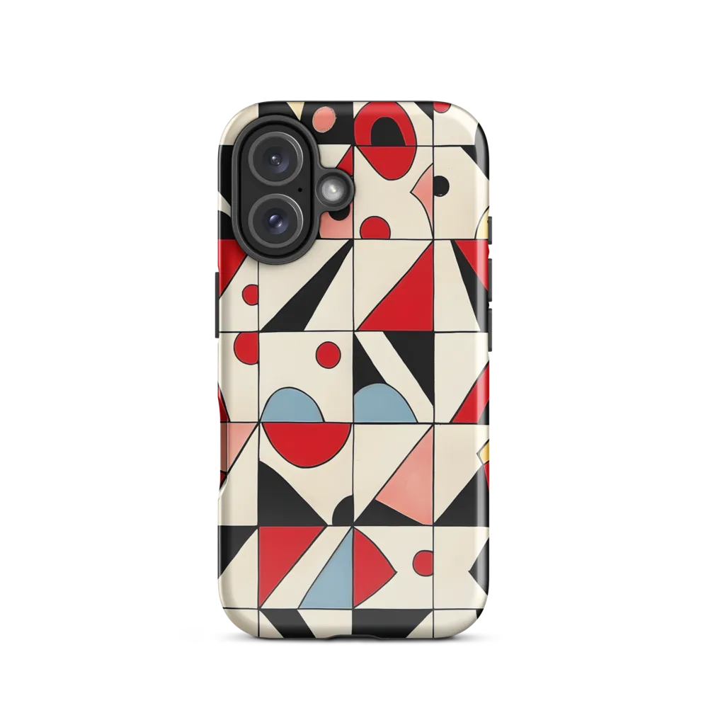 Dynamic Geometric Harmony | Phone Case |  16 | Tough Case | Glossy