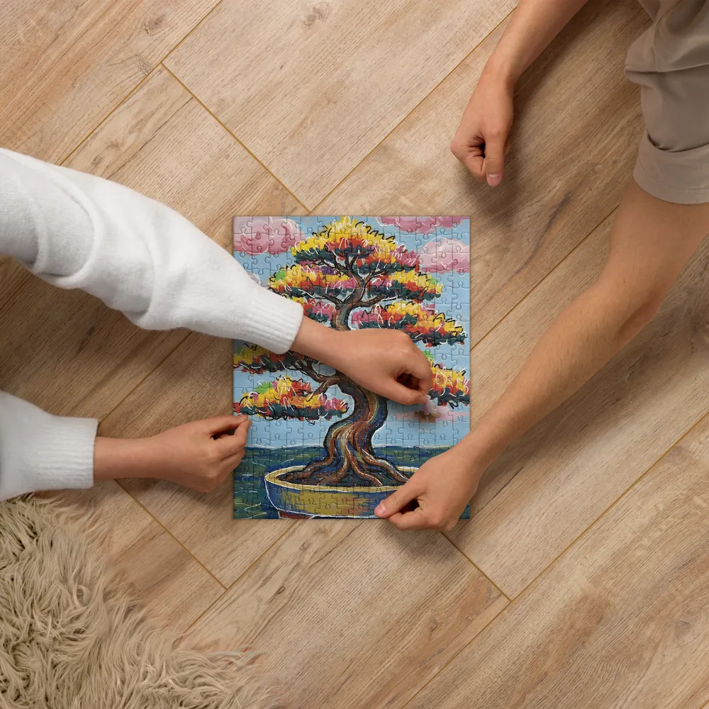 Colorful Bonsai 
 Jigsaw Puzzle