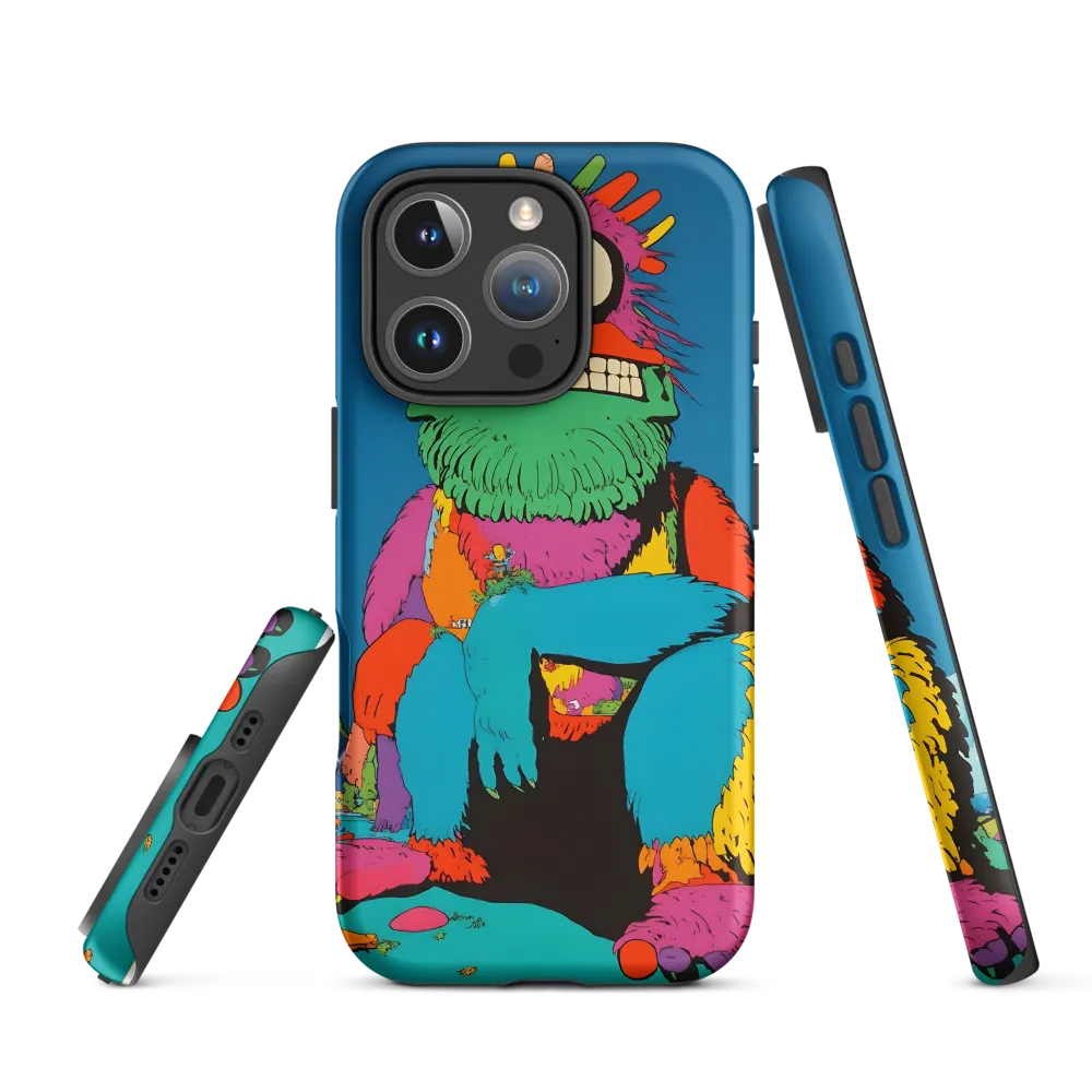 Whimsical Giant: A Playful Monster Encounter | Phone Case |  16 Pro | Tough Case | Matte
