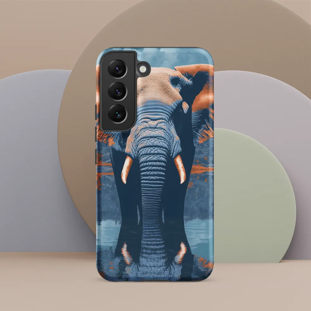 Majestic Reflection: The Elephant's Serenade