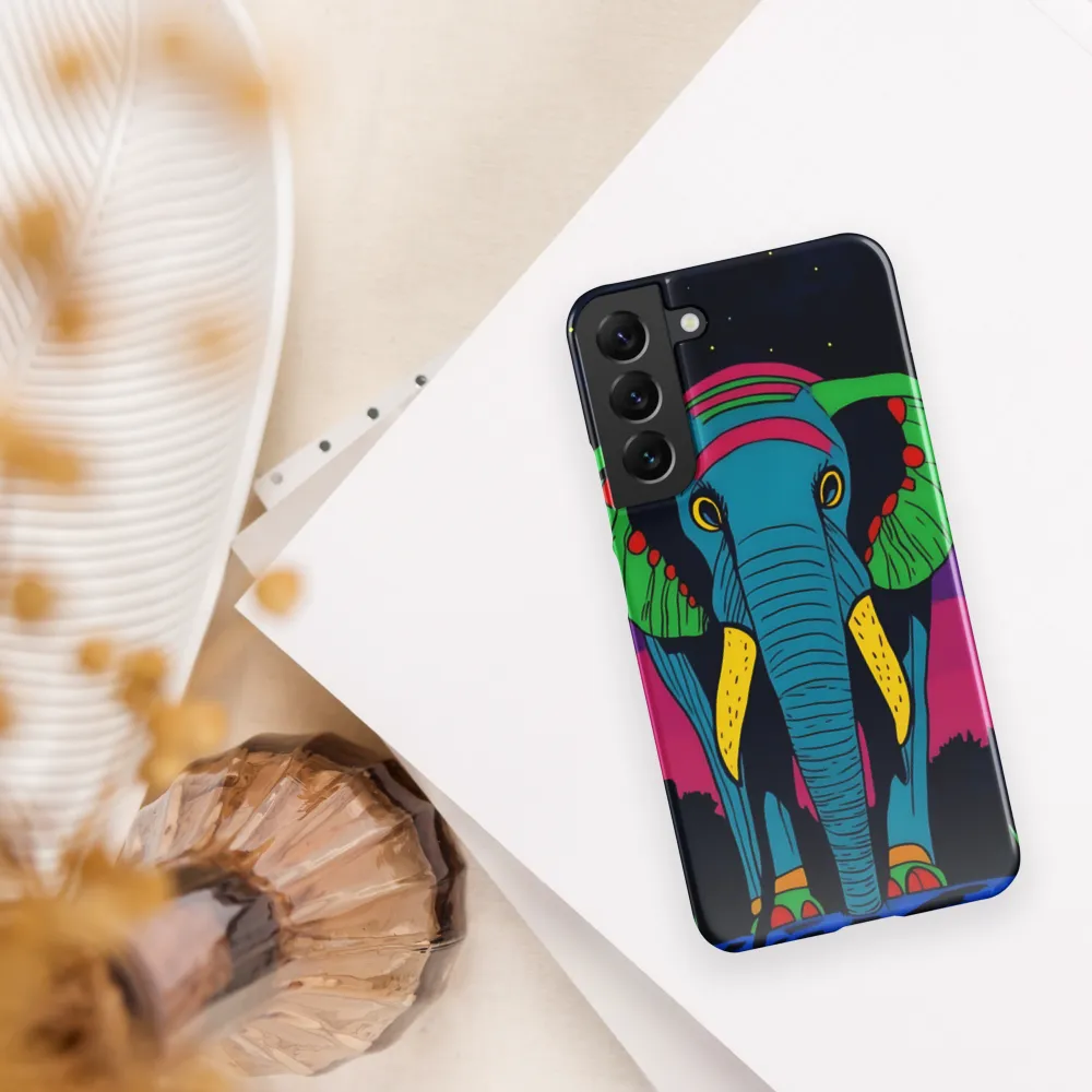 Whimsical Majesty: The Vibrant Elephant