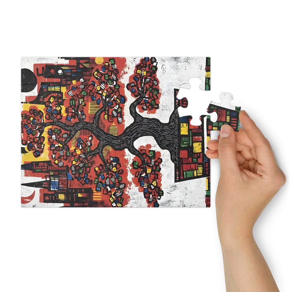 Urban Bonsai 
 Jigsaw Puzzle in Tin Box