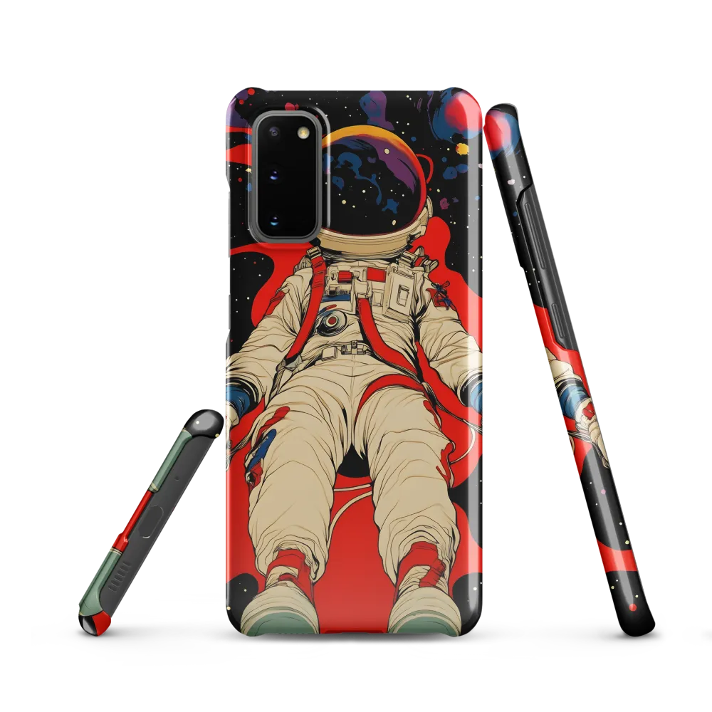 Astronaut in Cosmic Reverie | Phone Case |  S20 | Snap Case | Glossy
