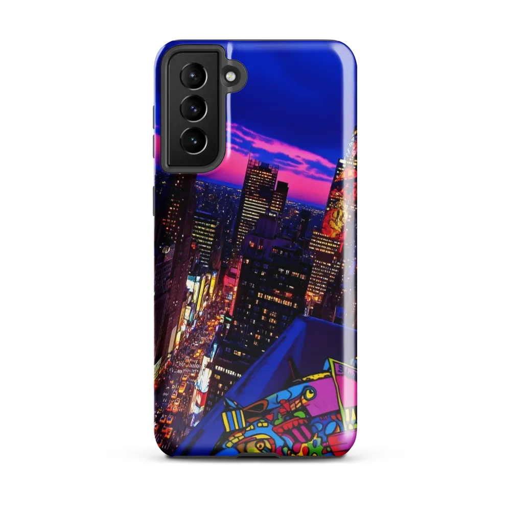 Neon Twilight: A City in Vibrance