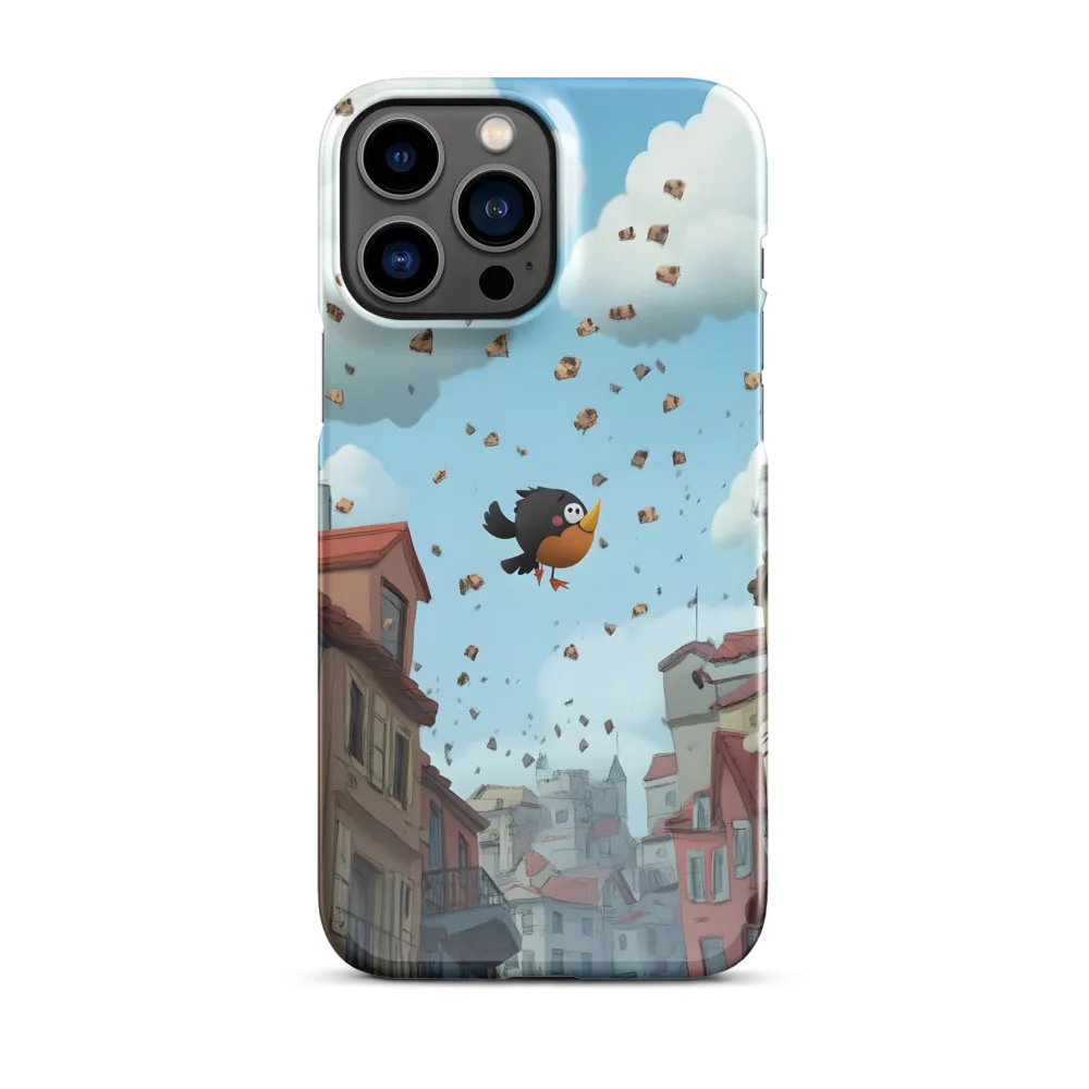 A Whimsical Flight Through Bread and Sky