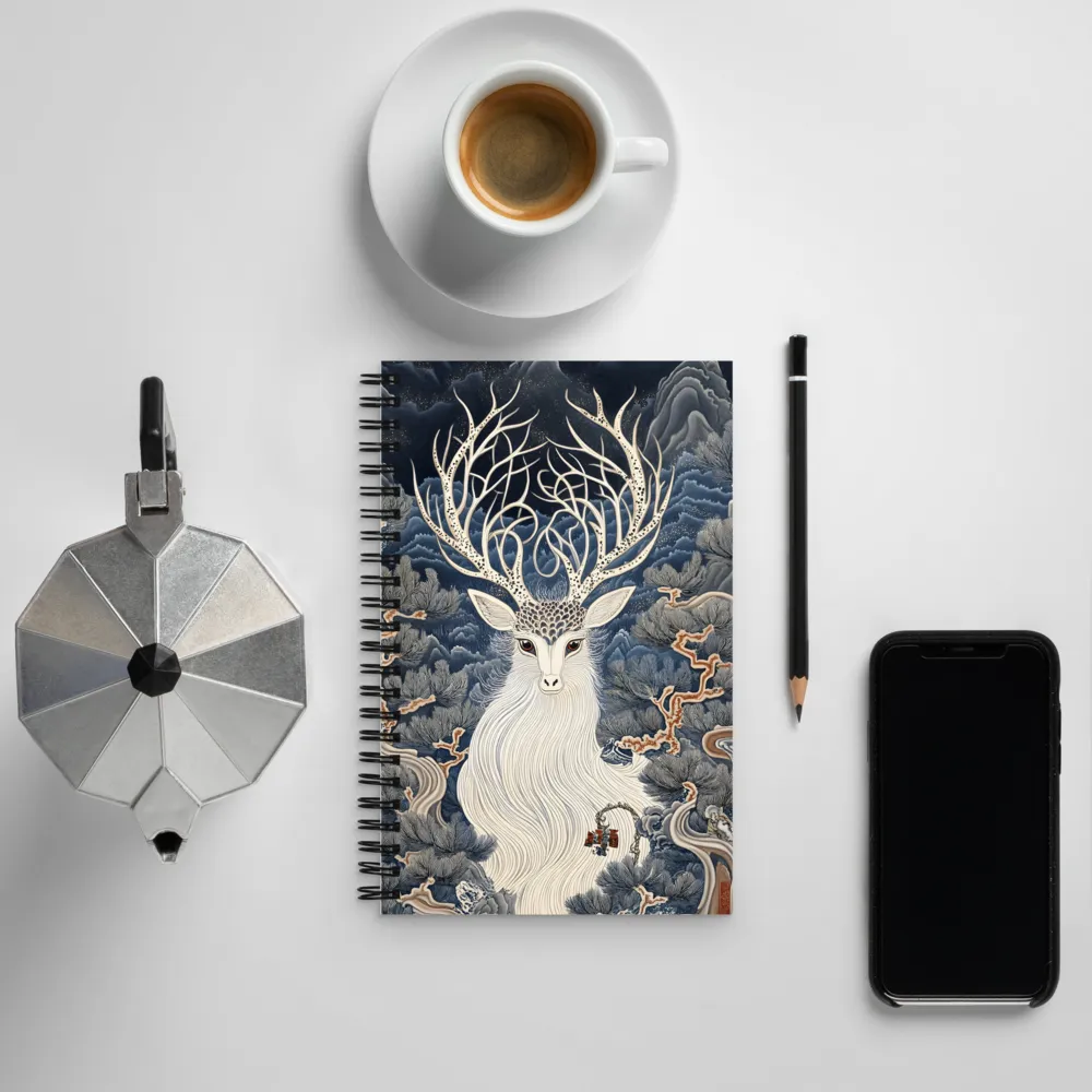 The Enchanted Stag | Spiral Notebook