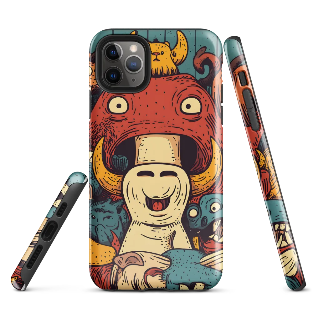 Whimsical Gathering of Creatures | Phone Case |  11 Pro Max | Tough Case | Glossy