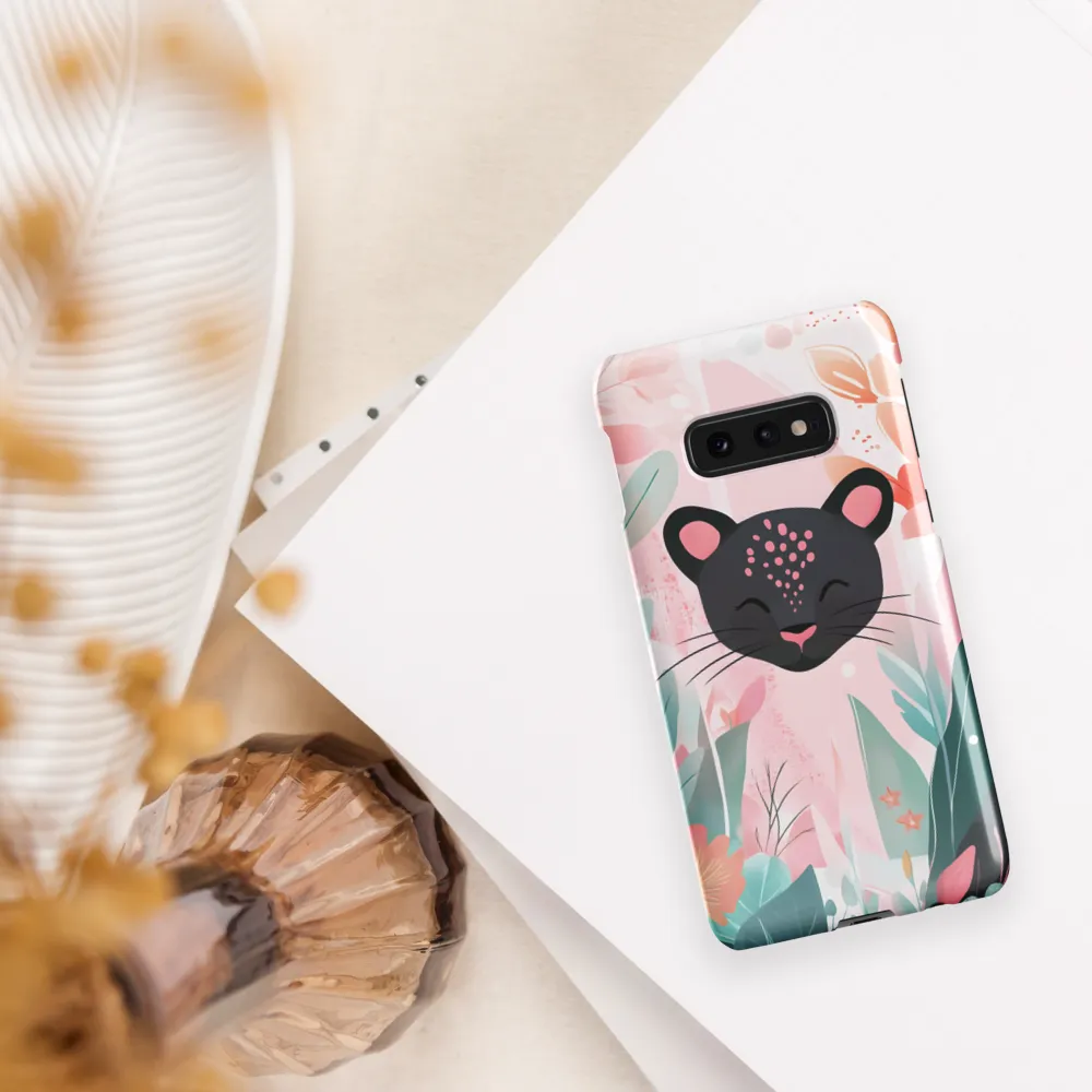 Whimsical Panther in Bloom