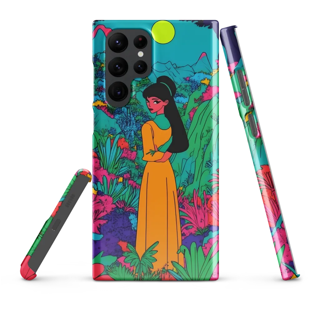 Ethereal Serenity in a Psychedelic Landscape
