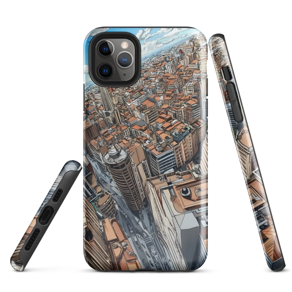 Aerial Symphony of Urban Life | Phone Case |  11 Pro Max | Tough Case | Glossy